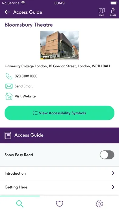 AccessAble – UCL سکرین شاٹس