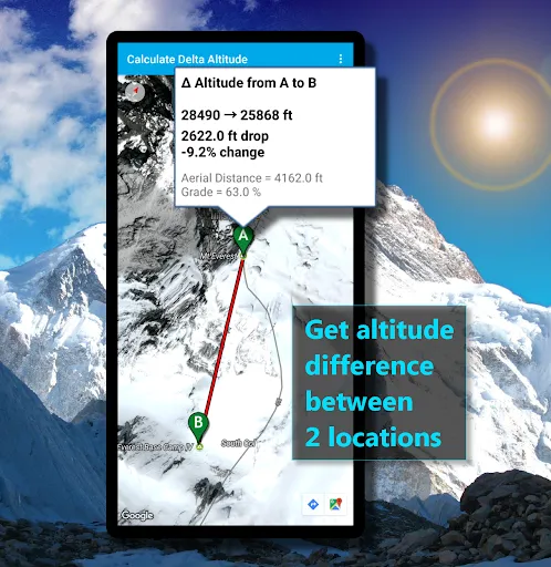 Capturas de pantalla de Altimeter & Altitude Widget
