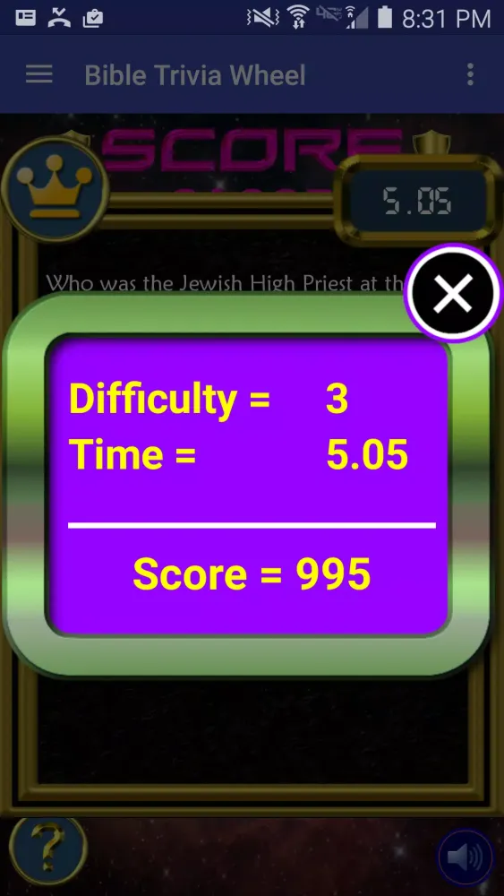 Bible Trivia Wheel Screenshots