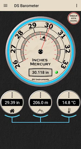 DS Barometer & Altimeter Screenshots
