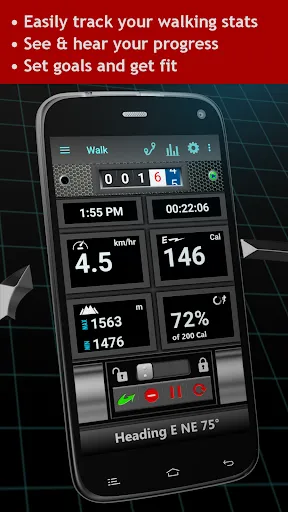 Walking Odometer Pro スクリーンショット
