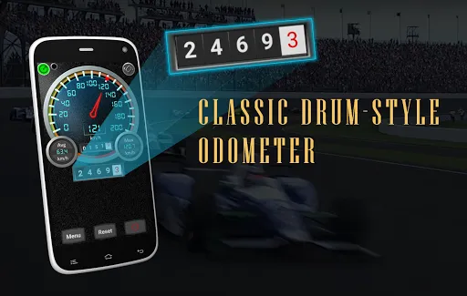 Tangkapan skrin DS Speedometer & Odometer