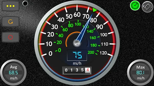 Tangkapan skrin DS Speedometer & Odometer