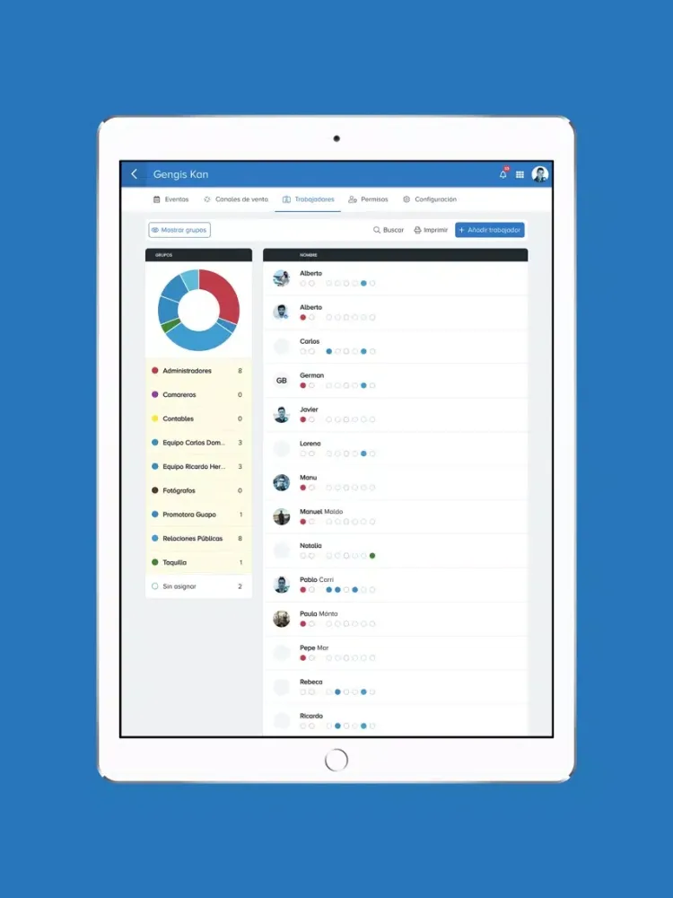 ภาพหน้าจอของ Discocil Profesionales iPad 
