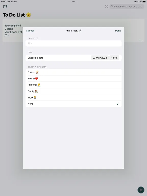 Elena - Daily Self Care iPad  Screenshots