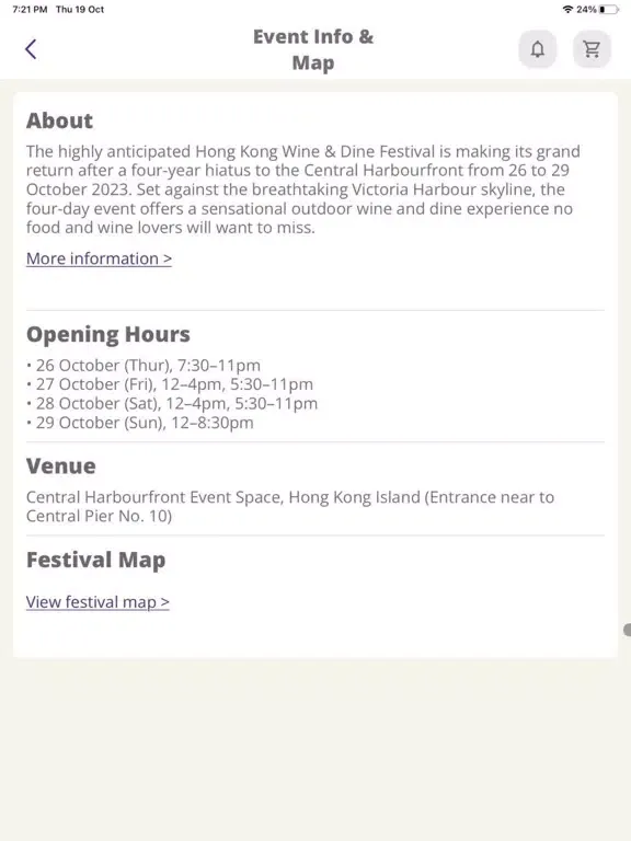 Wine & Dine Tasting Pass iPad  Ekran Görüntüleri