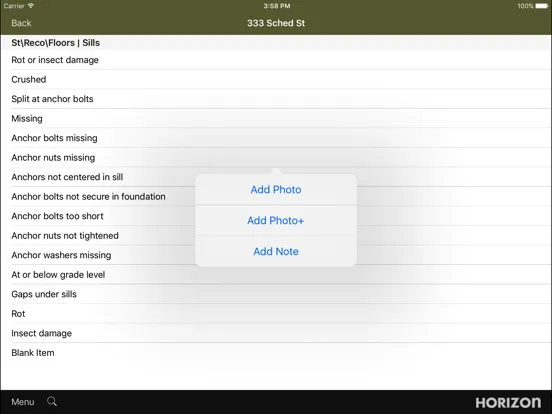 Horizon Mobile iPad  Screenshots