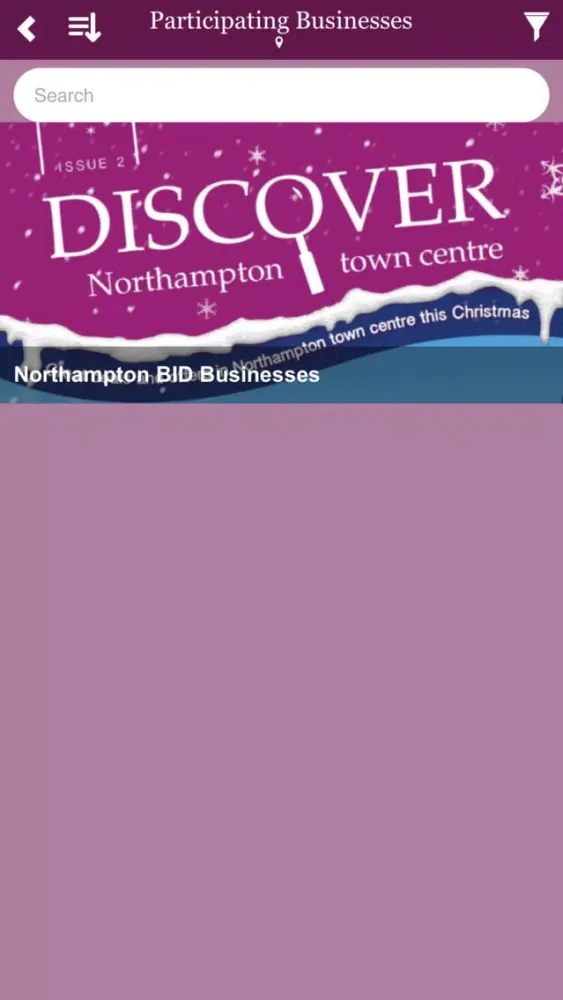 Tangkapan skrin Discover Northampton