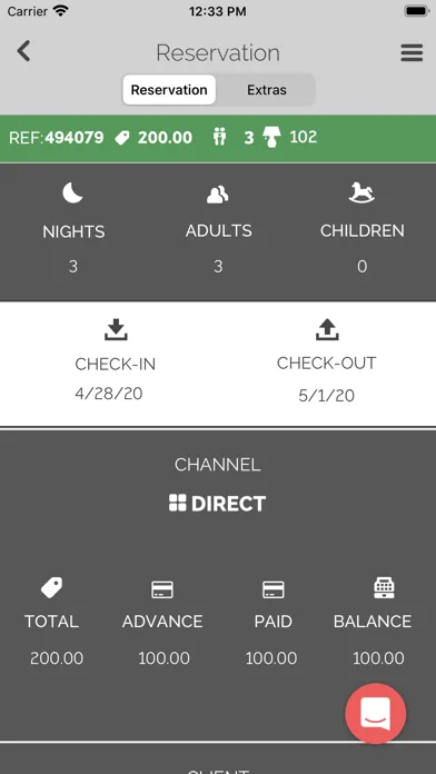 Ảnh chụp màn hình của Discoveroom Reservations