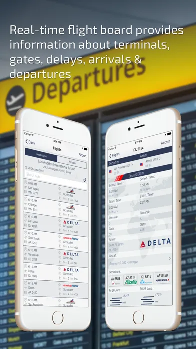 Capturas de tela do Flight Board - Live Timetable