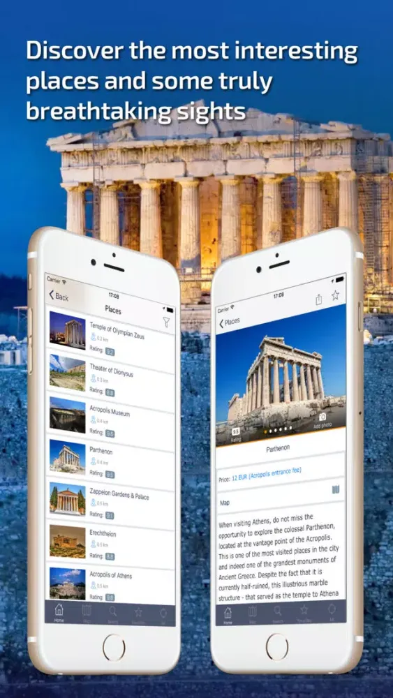 Ảnh chụp màn hình của Athens - Offline Travel Guide