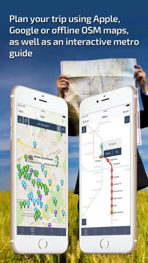 Ảnh chụp màn hình của Athens - Offline Travel Guide