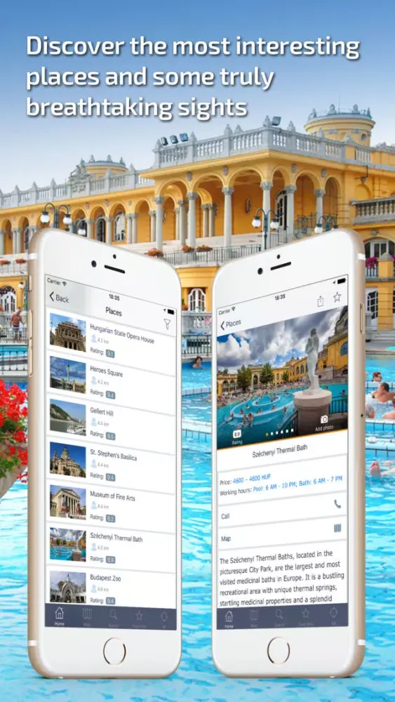 ภาพหน้าจอของ Budapest Travel Guide and Maps