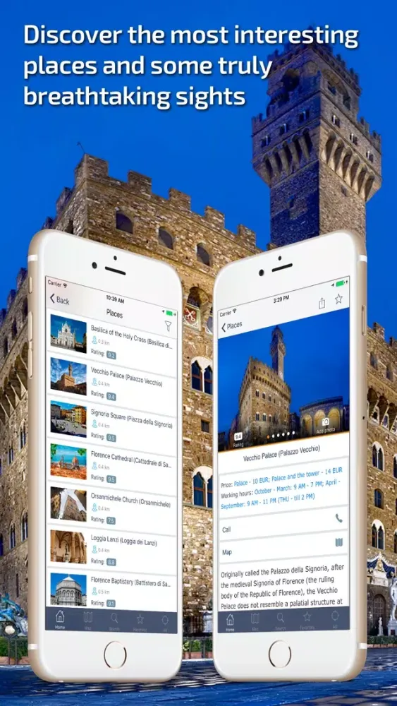 Capturas de tela do Florence - Travel Guide and offline city map