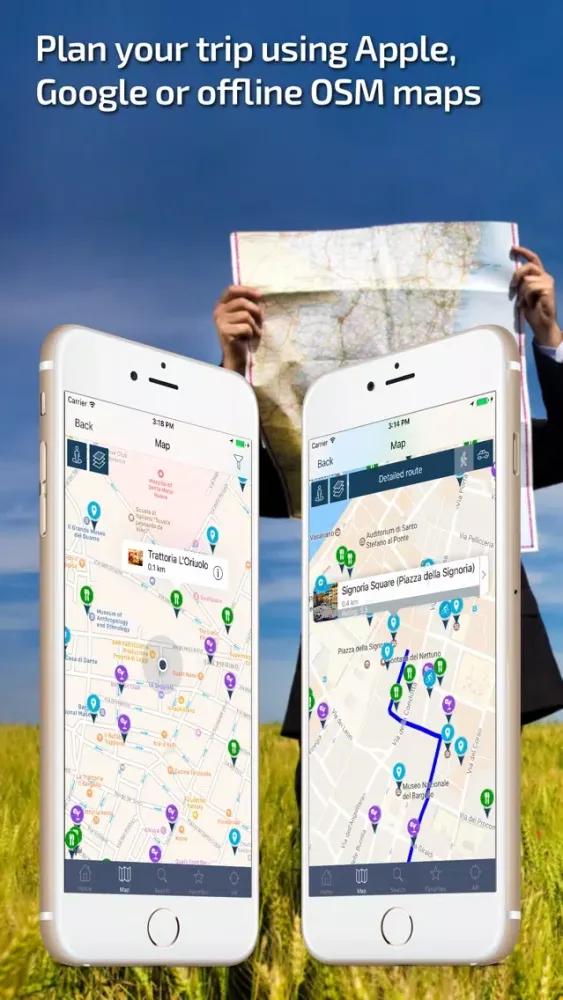 Capturas de tela do Florence - Travel Guide and offline city map