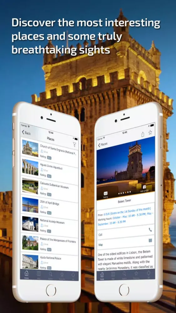 Captures d'écran de Lisbon - Offline Travel Guide