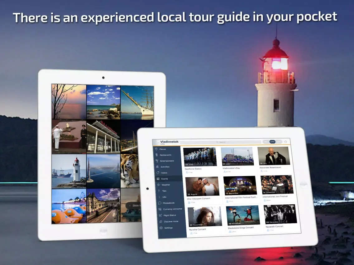 Tangkapan skrin Vladivostok Travel Guide iPad 