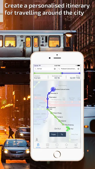 Bangkok Metro Guide and MRT/BTS Route Planner স্ক্রিনশট