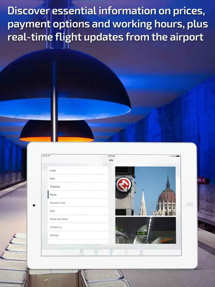 Captures d'écran de Budapest Metro Guide and Route Planner iPad 