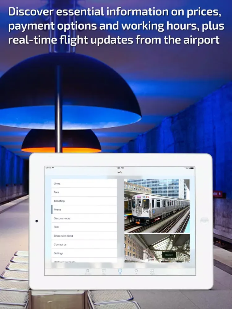Capturas de pantalla de Chicago L Metro Guide and Route Planner iPad 