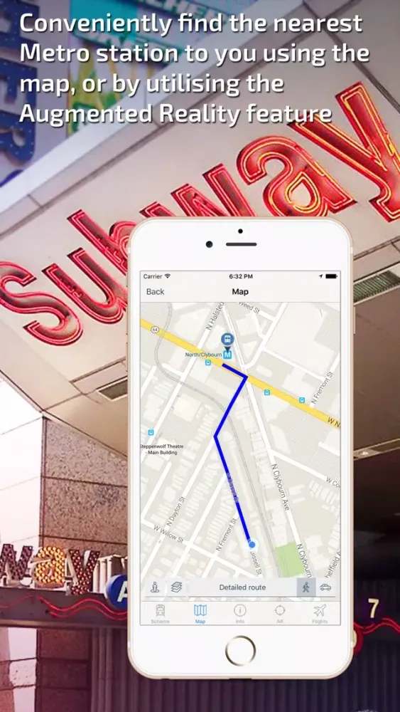 Capturas de pantalla de Chicago L Metro Guide and Route Planner