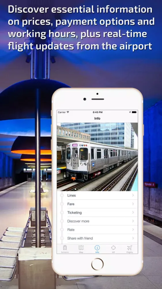 Capturas de pantalla de Chicago L Metro Guide and Route Planner