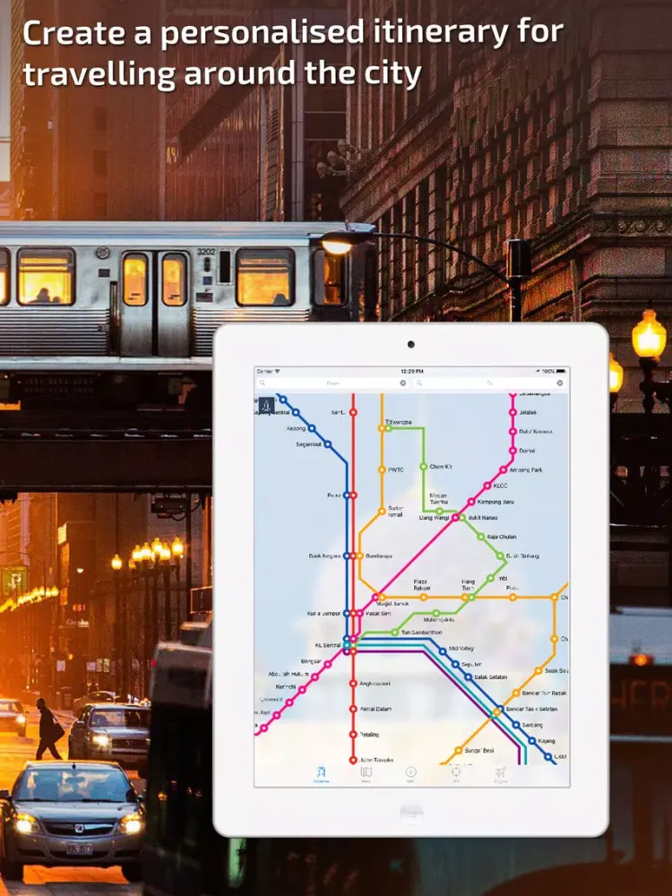 Capturas de tela do Kuala Lumpur Metro Guide and Route Planner iPad 