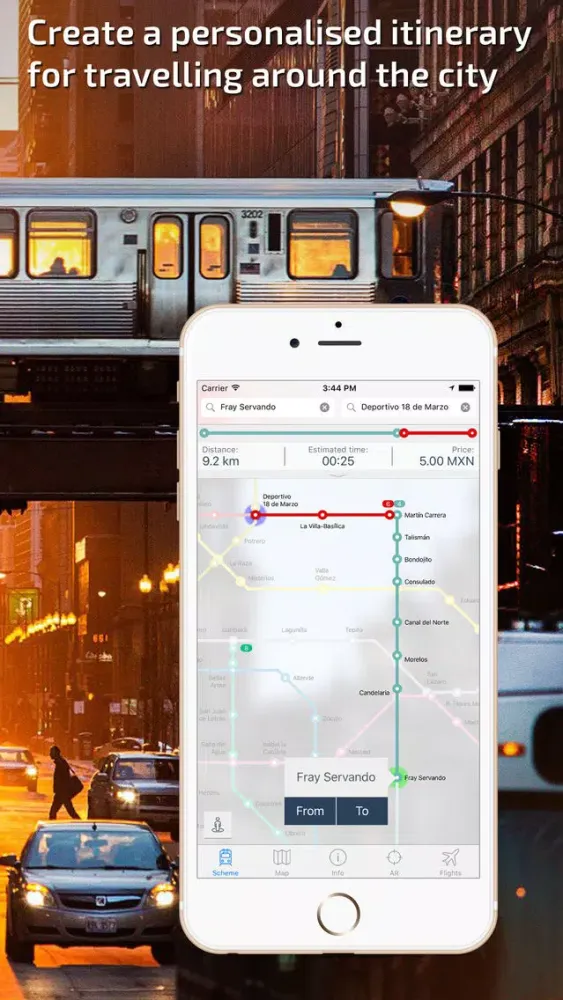 Mexico City Metro Guide and Route Planner Screenshots
