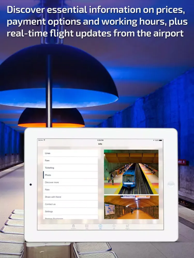 Captures d'écran de Montreal Metro Guide and Route Planner iPad 