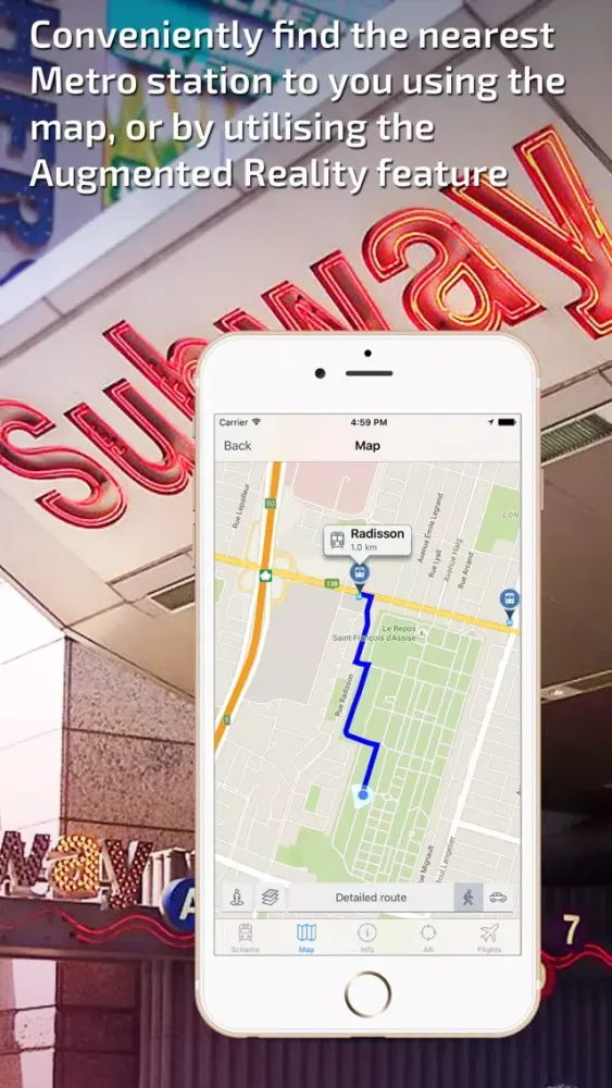 Captures d'écran de Montreal Metro Guide and Route Planner