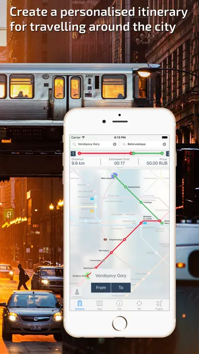 Zrzuty ekranu Moscow Metro Guide and Route Planner