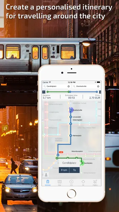 Munich Subway Guide and Route Planner Screenshots
