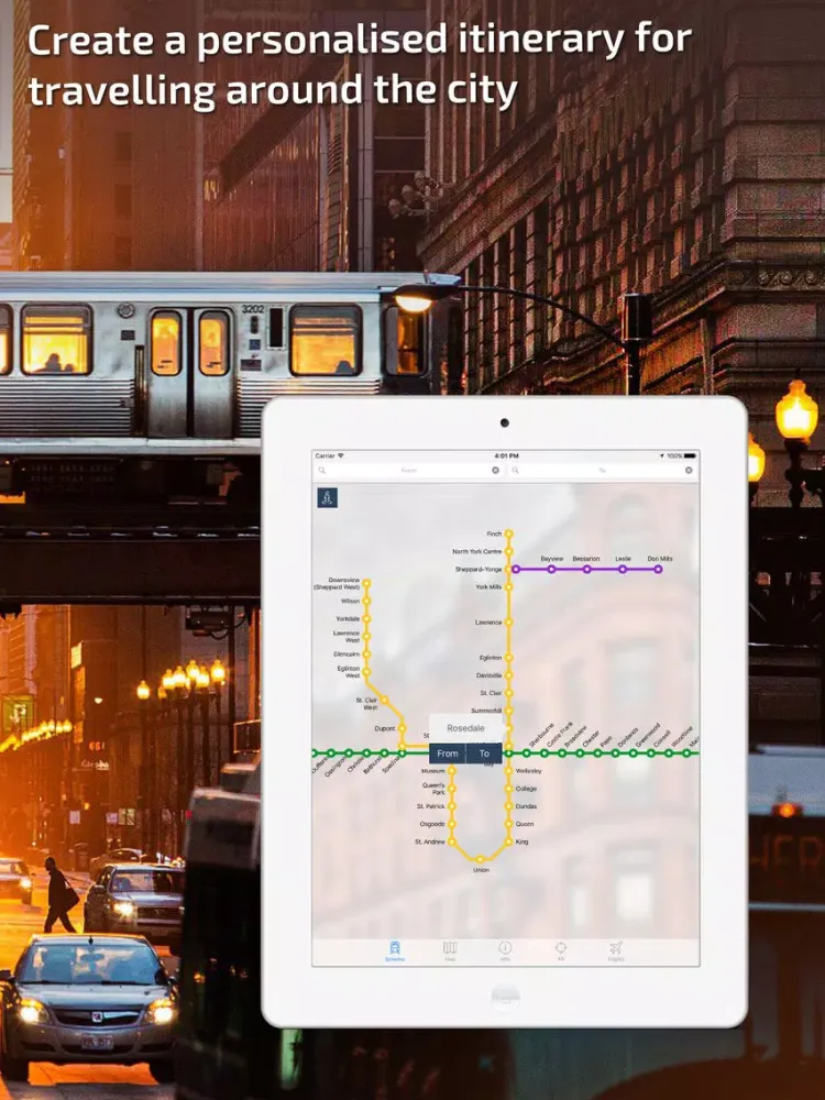 Captures d'écran de Toronto Subway Guide and Route Planner iPad 