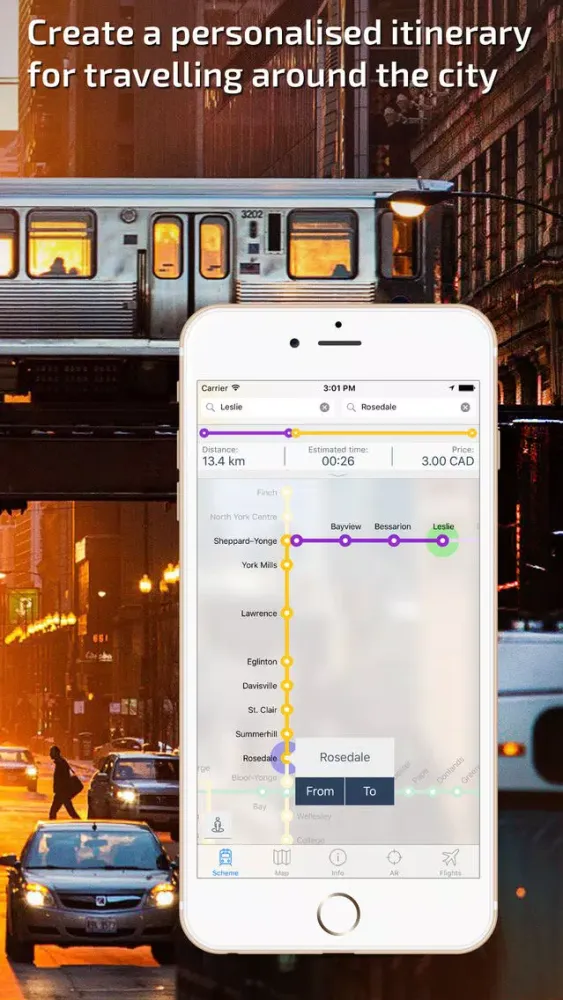 Captures d'écran de Toronto Subway Guide and Route Planner