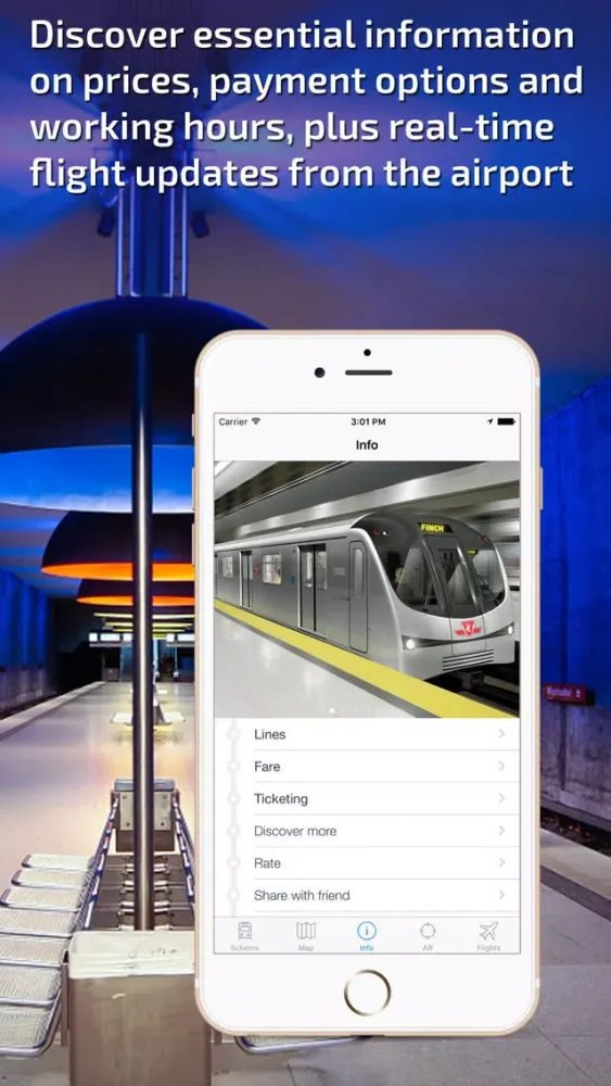 Captures d'écran de Toronto Subway Guide and Route Planner