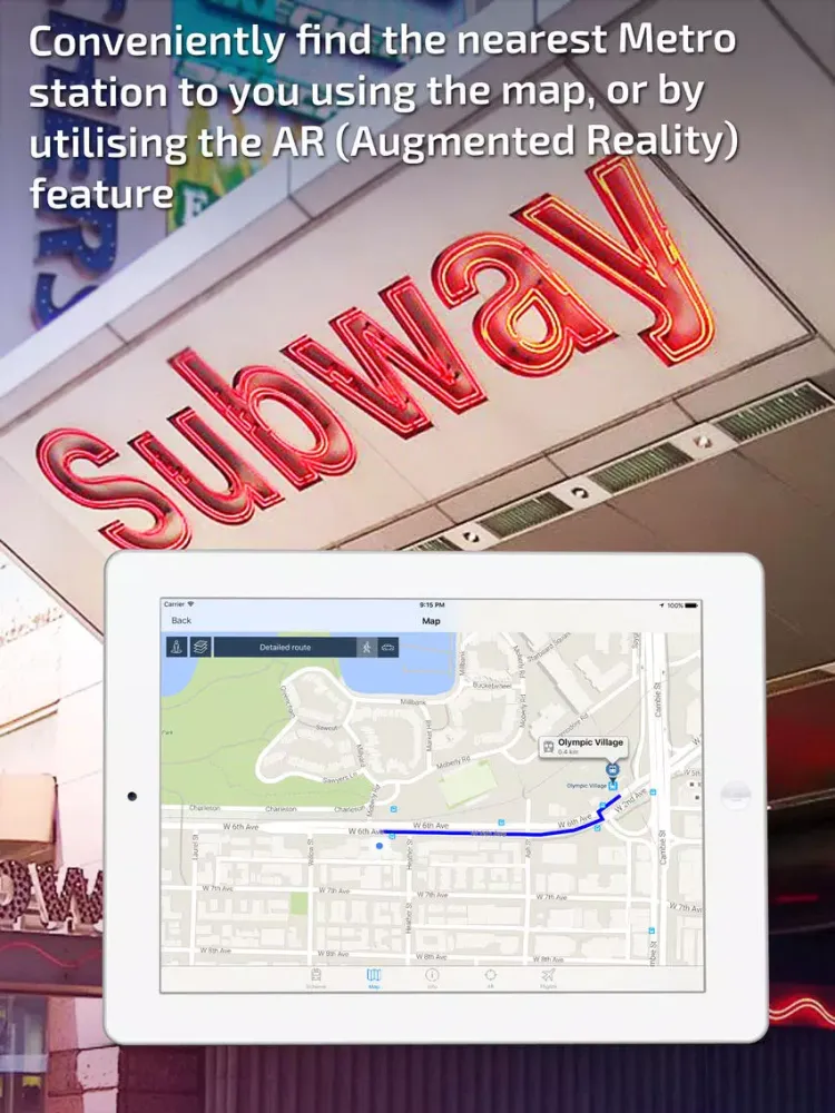 Vancouver Metro Guide and Route Planner iPad  Screenshots