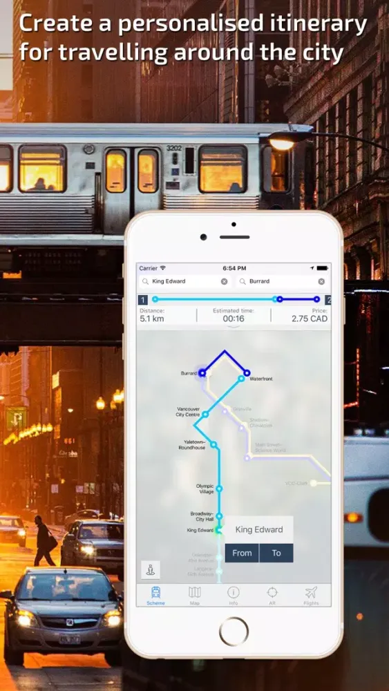 Vancouver Metro Guide and Route Planner Screenshots