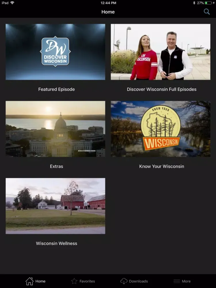 Captures d'écran de Discover Wisconsin App iPad 