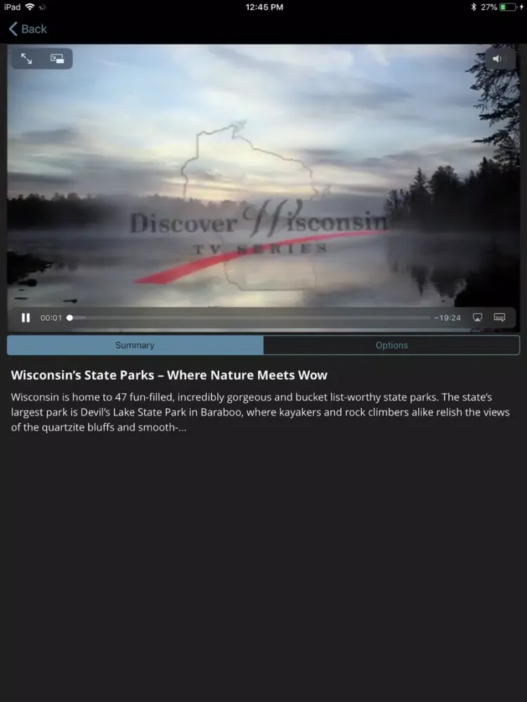 Captures d'écran de Discover Wisconsin App iPad 