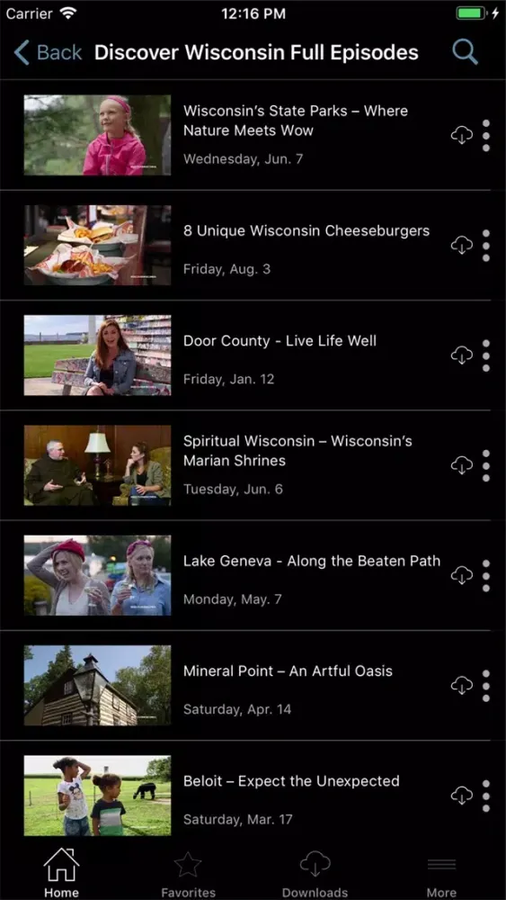 Captures d'écran de Discover Wisconsin App