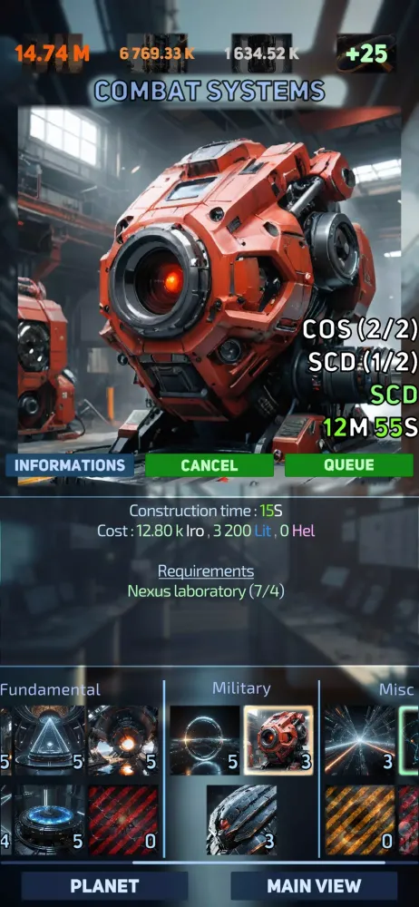 Screenshot di Discovery Space Empire