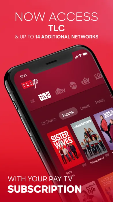 Ảnh chụp màn hình của TLC GO - Stream Live TV