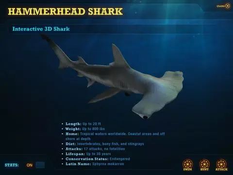 Tangkapan layar Ultimate Sharks Free iPad 