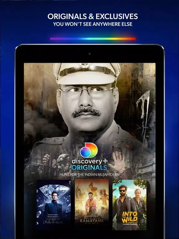 discovery+: Stream TV Shows iPad  Screenshots