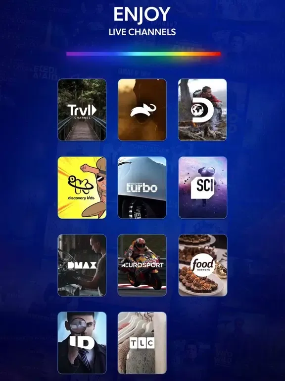 discovery+: Stream TV Shows iPad  Screenshots