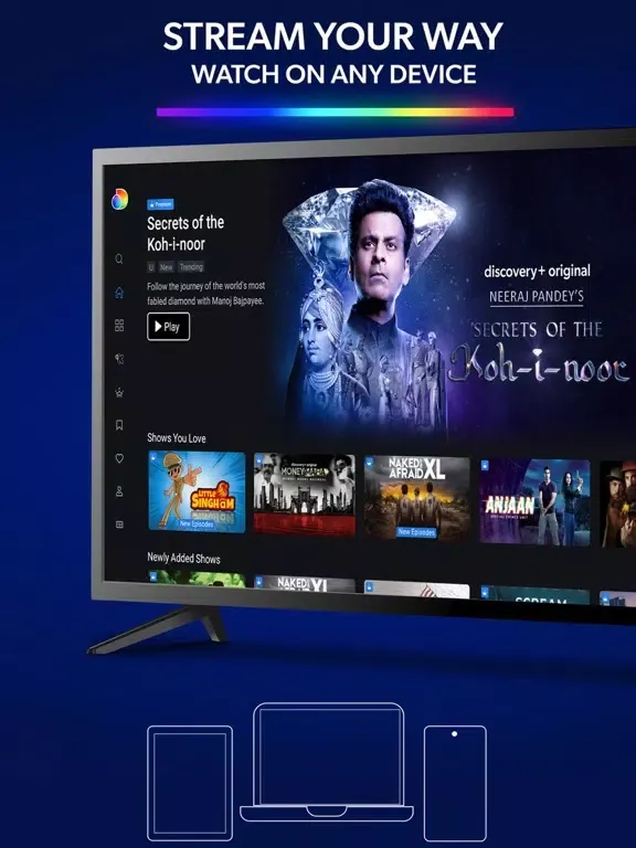 discovery+: Stream TV Shows iPad  Screenshots