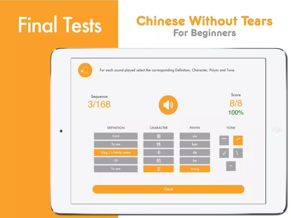 Tangkapan skrin Chinese Without Tears iPad 