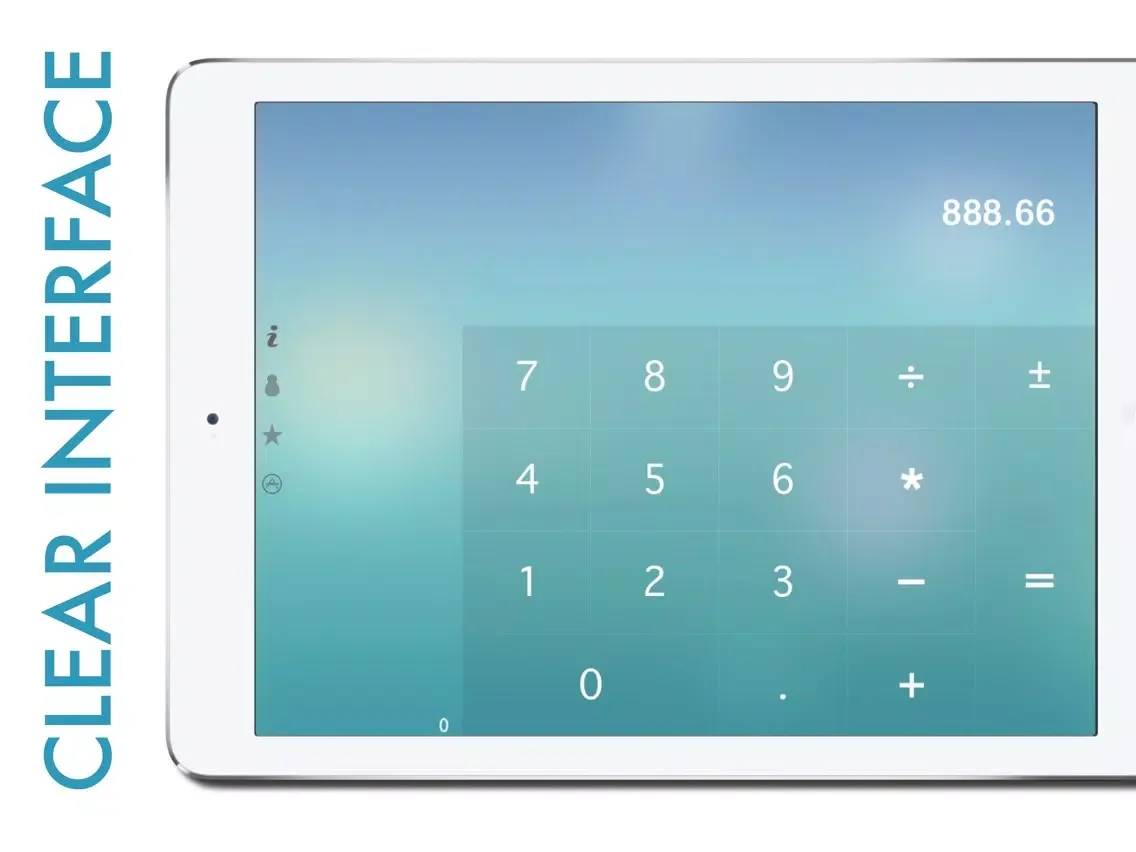Clear Calculator PRO iPad  Screenshots