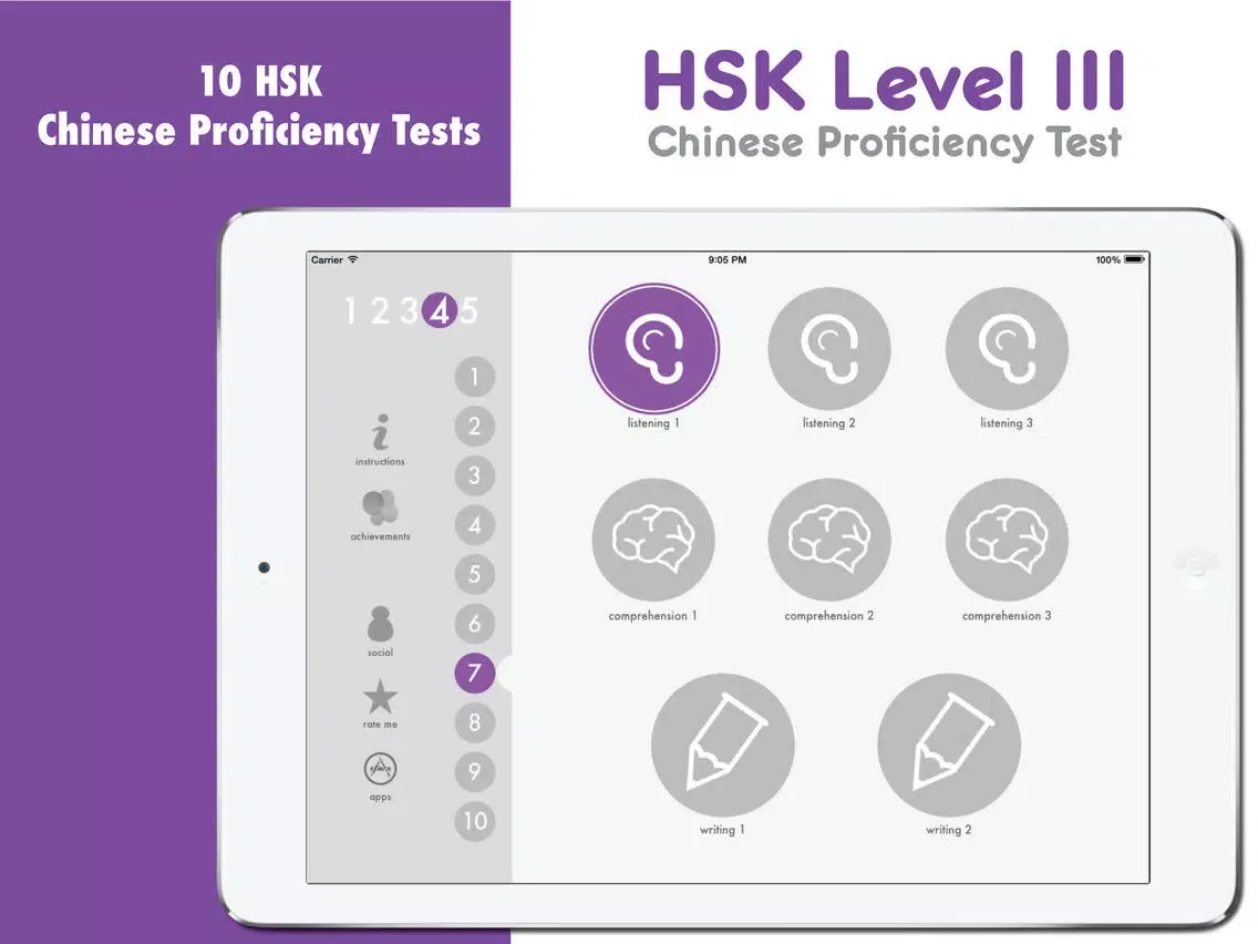 Zrzuty ekranu HSK Chinese Level 4 iPad 