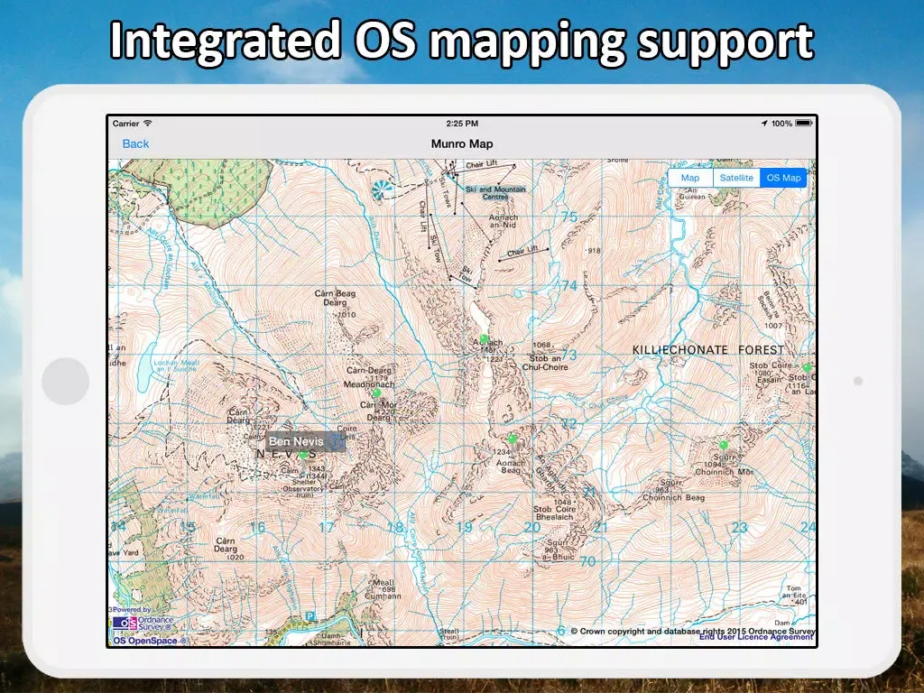 Скриншоты Munros iPad 